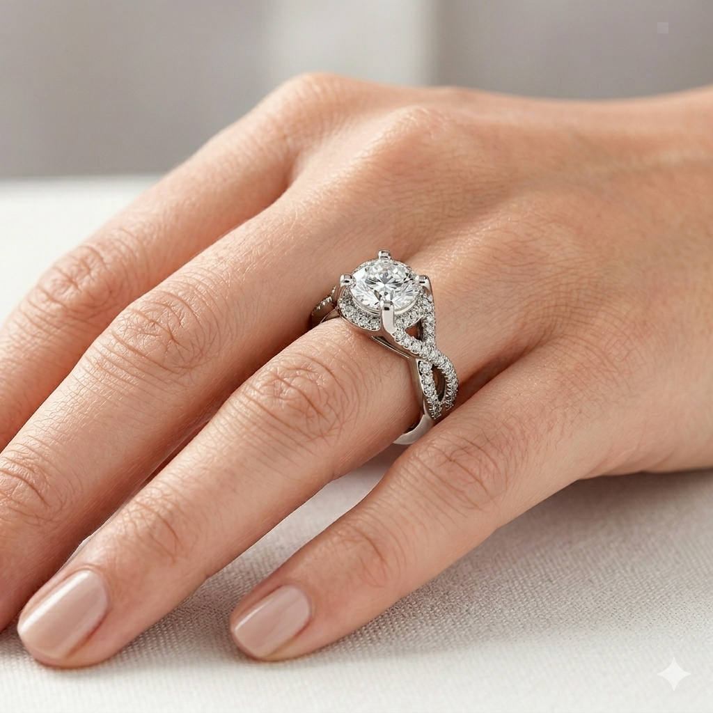 Semi Mount Ring Classic Round