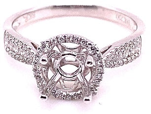 Semi Mount Ring Classic Round