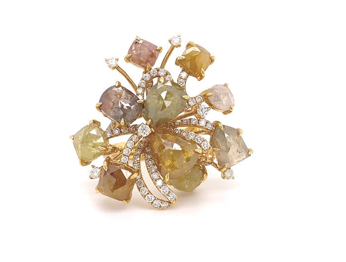 Natural Diamond Ring Classic Round