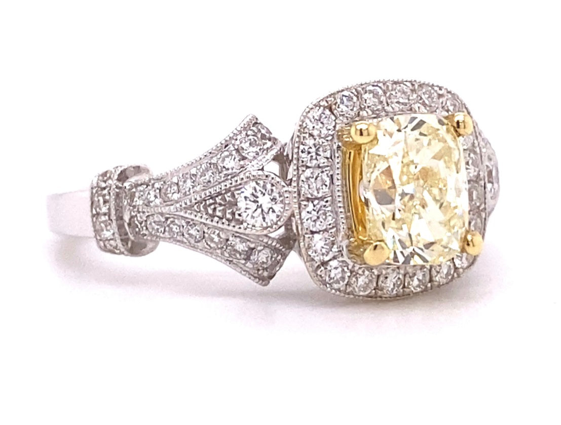 Natural Diamond Ring Classic Round