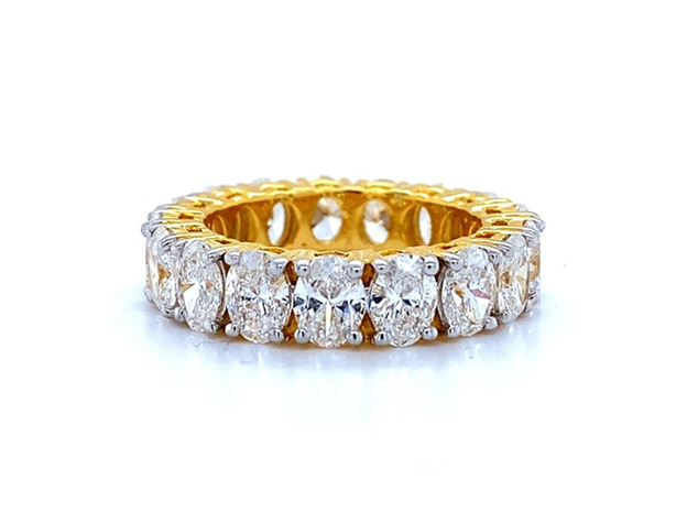 ETERNITY DIAMOND RING OVALS