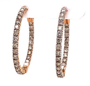 DIAMOND HOOP EARRINGS
