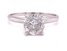 Natural Diamond Ring Classic Round