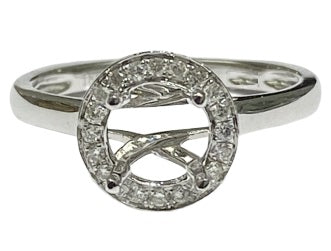 Semi Mount Ring Classic Round
