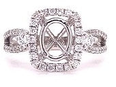 Semi Mount Ring Classic Round