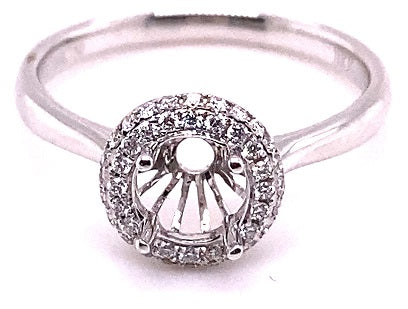 Semi Mount Ring Classic Oval
