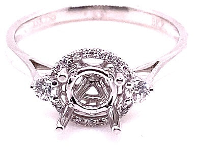 Semi Mount Ring Classic Round