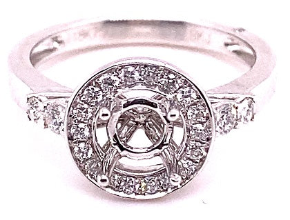 Semi Mount Ring Classic Round