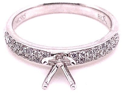 Semi Mount Ring Classic Round