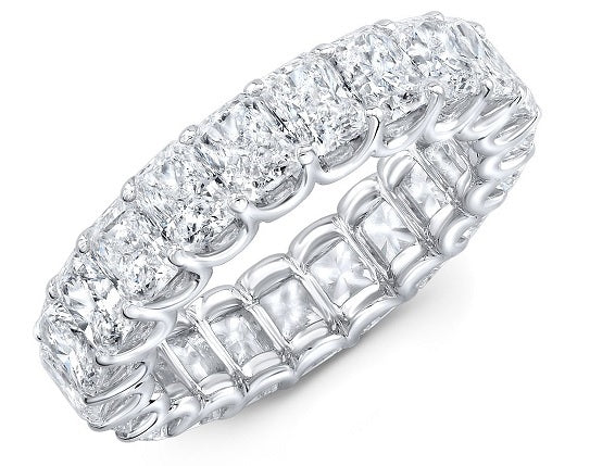 ETERNITY DIAMOND RING RADIANT CUT