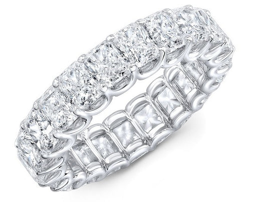 ETERNITY DIAMOND RING RADIANT CUT