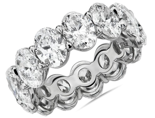 ETERNITY DIAMOND RING OVALS