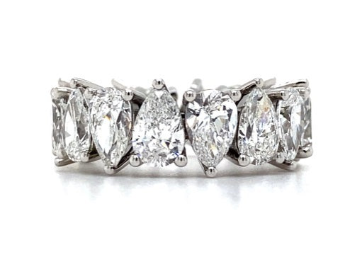 ETERNITY DIAMOND RING PEAR SHAPE