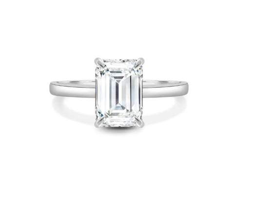 ETERNITY DIAMOND RING EMERALD CUTS