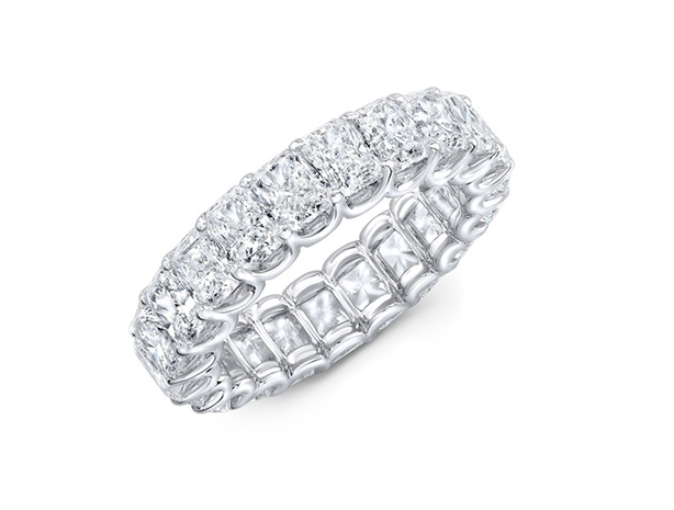 ETERNITY DIAMOND RING RADIANT CUT