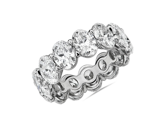 ETERNITY DIAMOND RING OVALS