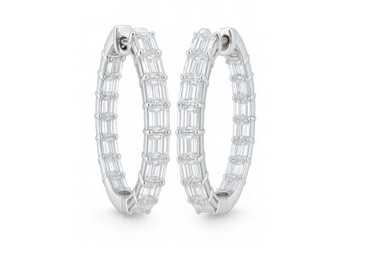 DIAMOND HOOP EARRINGS