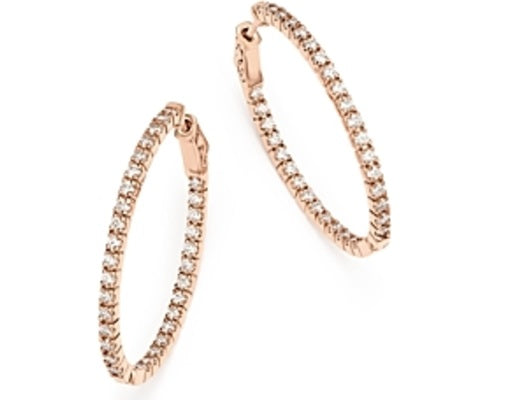 DIAMOND HOOP EARRINGS