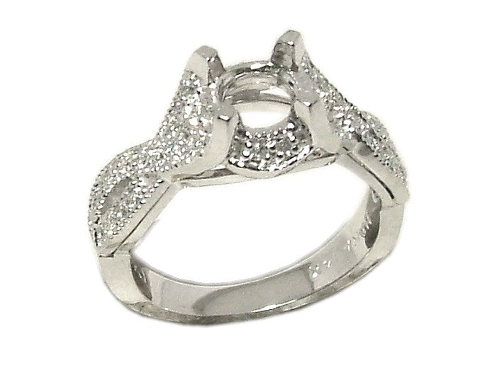 Semi Mount Ring Classic Round