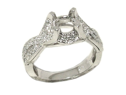 Semi Mount Ring Classic Round
