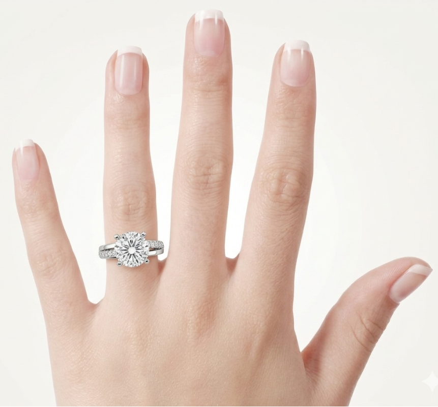 Semi Mount Ring Classic Round